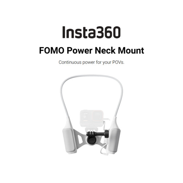 Insta360 FOMO Power Neck Mount